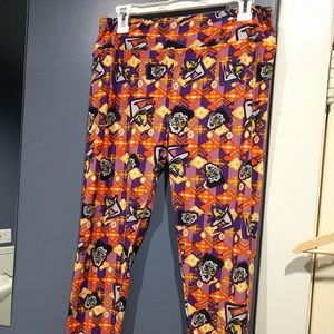 LuLaRoe Tall and Curvy Witch Frankenstein leggings